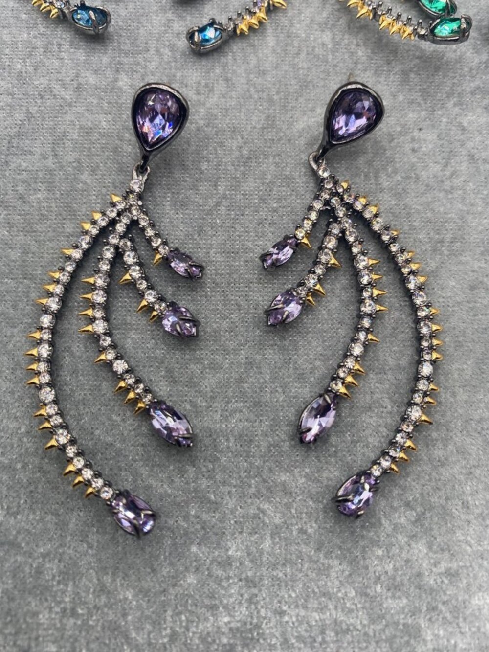 Alexis Bittar Multigem Stud Earrings